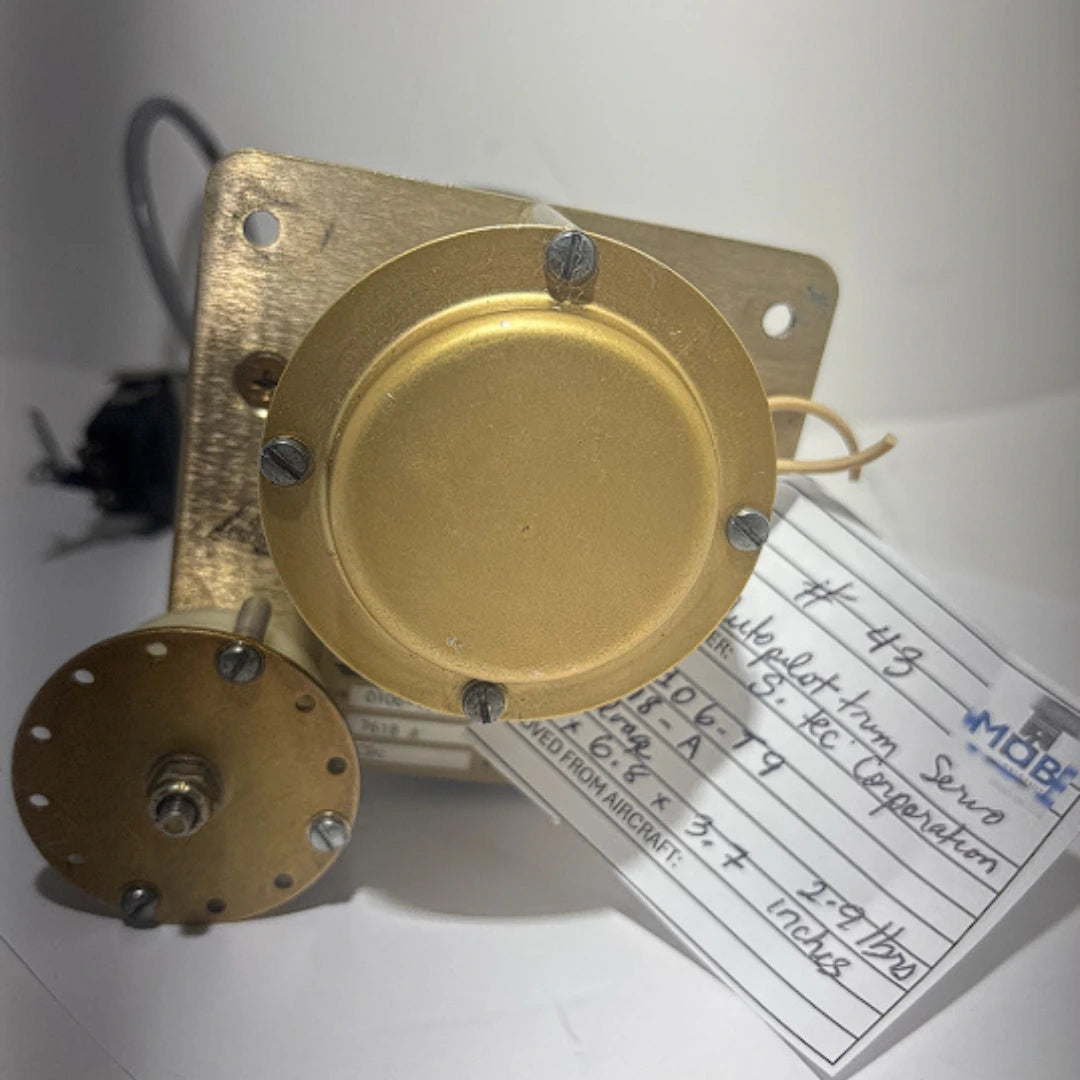 S-TEC 0106-T9 Autopilot Trim Servo | 28V | For Cessna 421B | Used