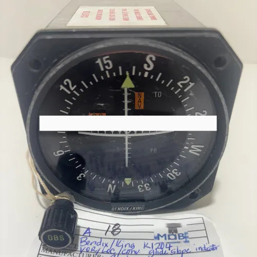 Bendix/King KI 204 VOR/LOC/GS Indicator | TSO Certified | 066-3034-02