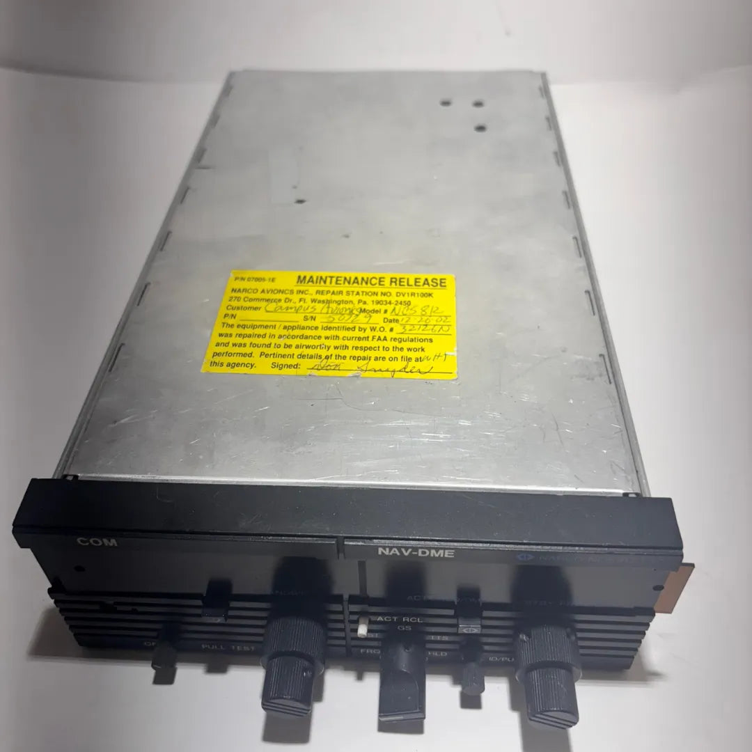 Narco NCS 812 TSO NAV/COMM | TSO'd Avionics | P/N A9S9KBNCS812 | 5.4 lbs