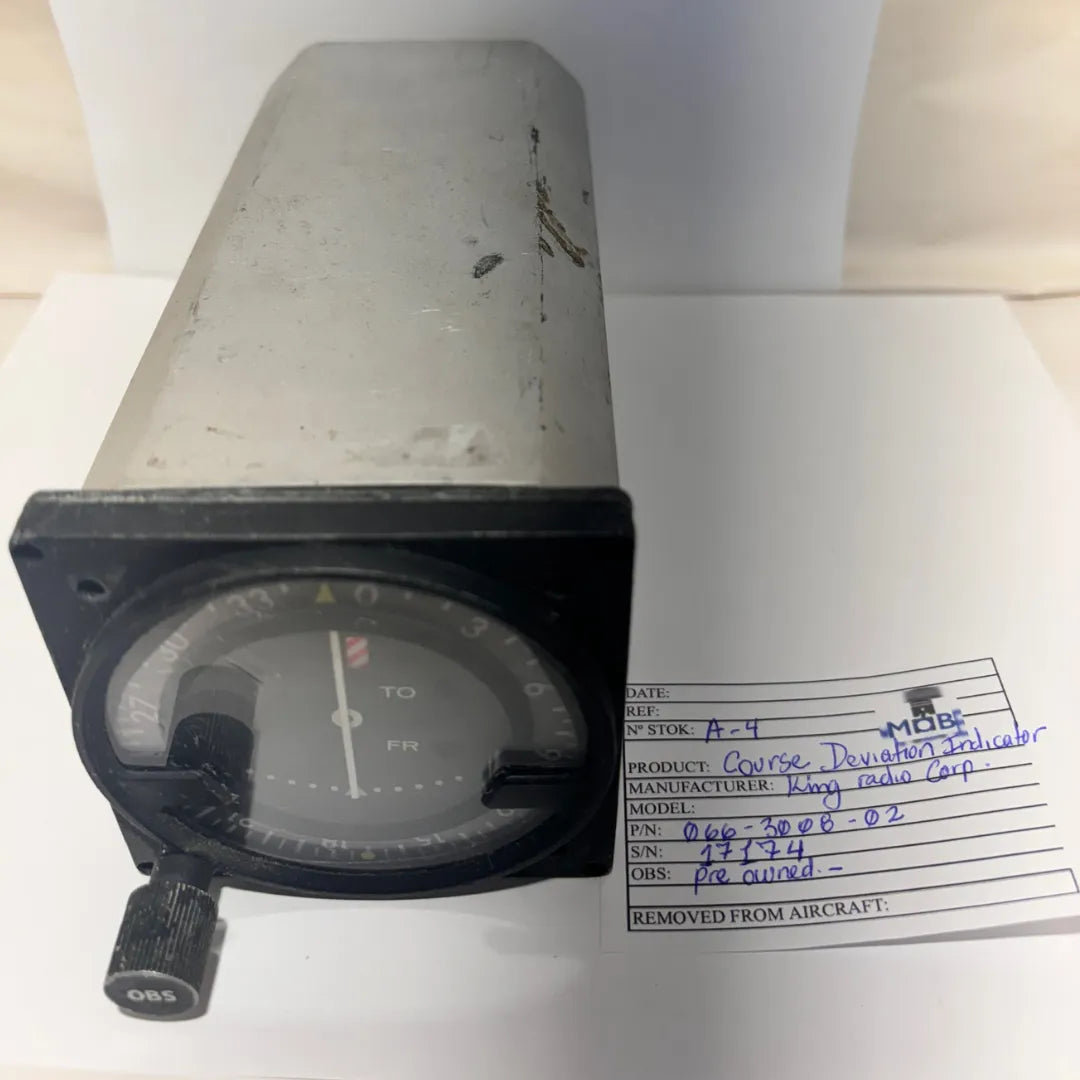 King KI-201C CDI Indicator | P/N 066-3008-02 | VOR/LOC | Preowned