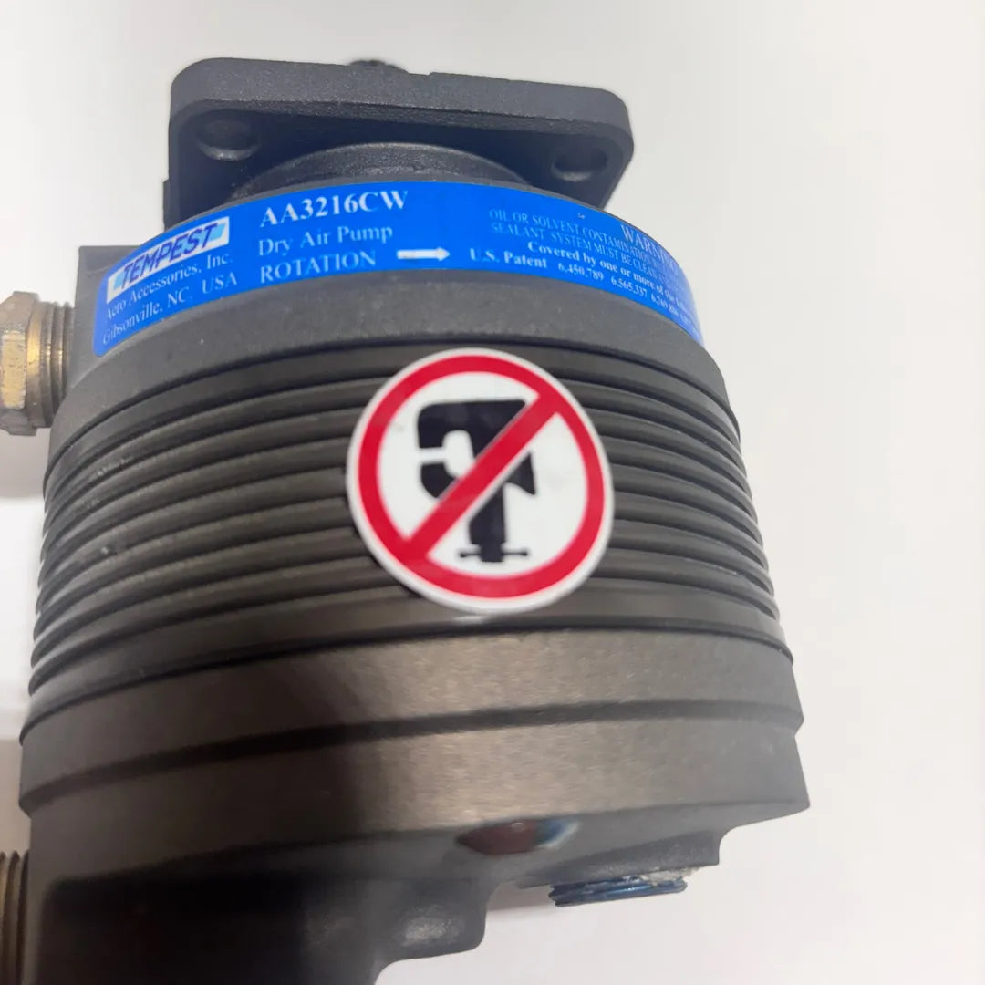 Tempest AA3216CW Dry Air Pump | Aero Accessories | Dual Rotation
