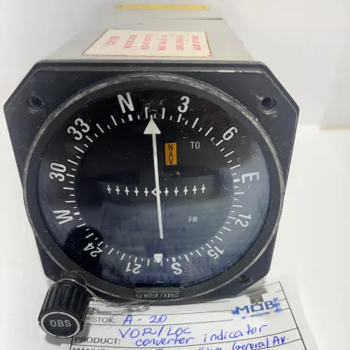 Bendix/King KI 203 VOR/LOC Indicator | P/N 066-3034-00 | 11–33VDC | TSO’d