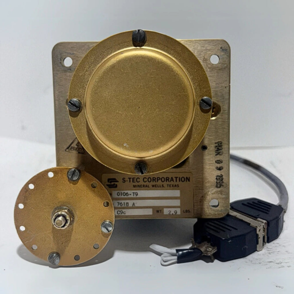 S-TEC 0106-T9 Autopilot Trim Servo | 28V | For Cessna 421B | Used