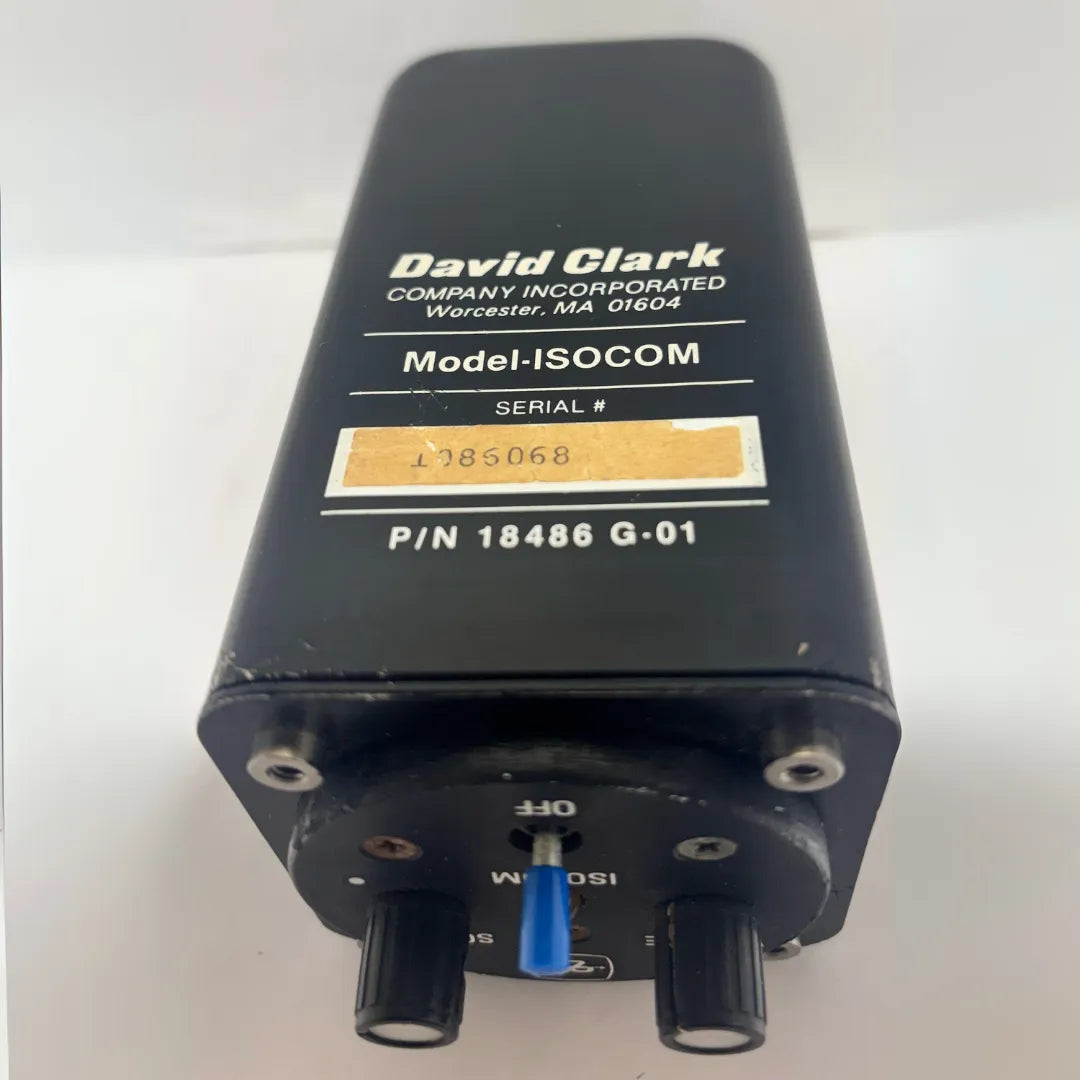 David Clark ISOCOM Intercom | Voice-Activated | P/N 18486 G-01