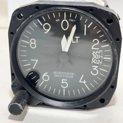 Aerosonic Altimeter 101627-01344 | TSO-C88 | 14-28V | -1000 to 27,000 ft
