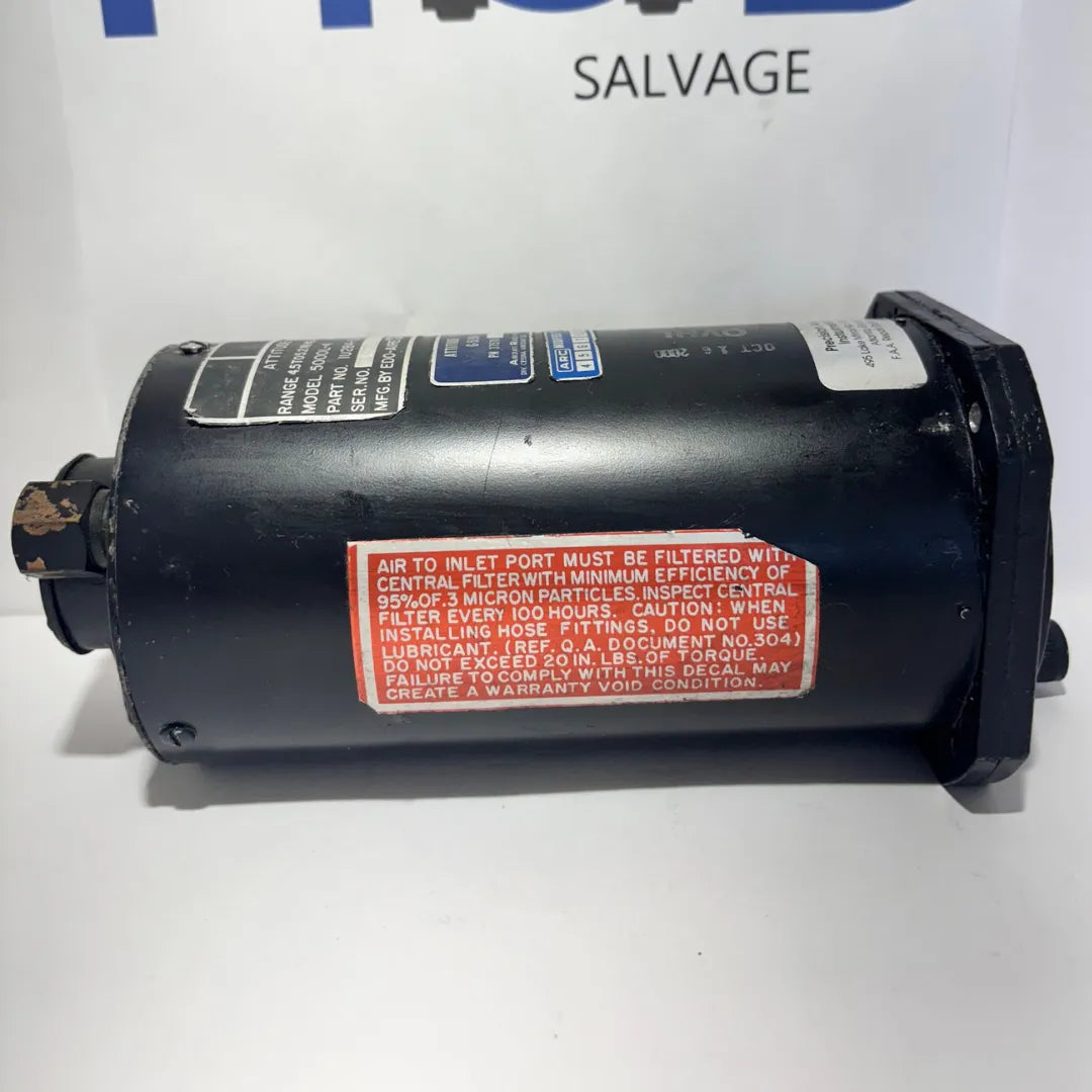 EDO-AIRE 5000L-4 Attitude Gyro | P/N IU284-001-3 | TSO C4C | Vacuum Driven