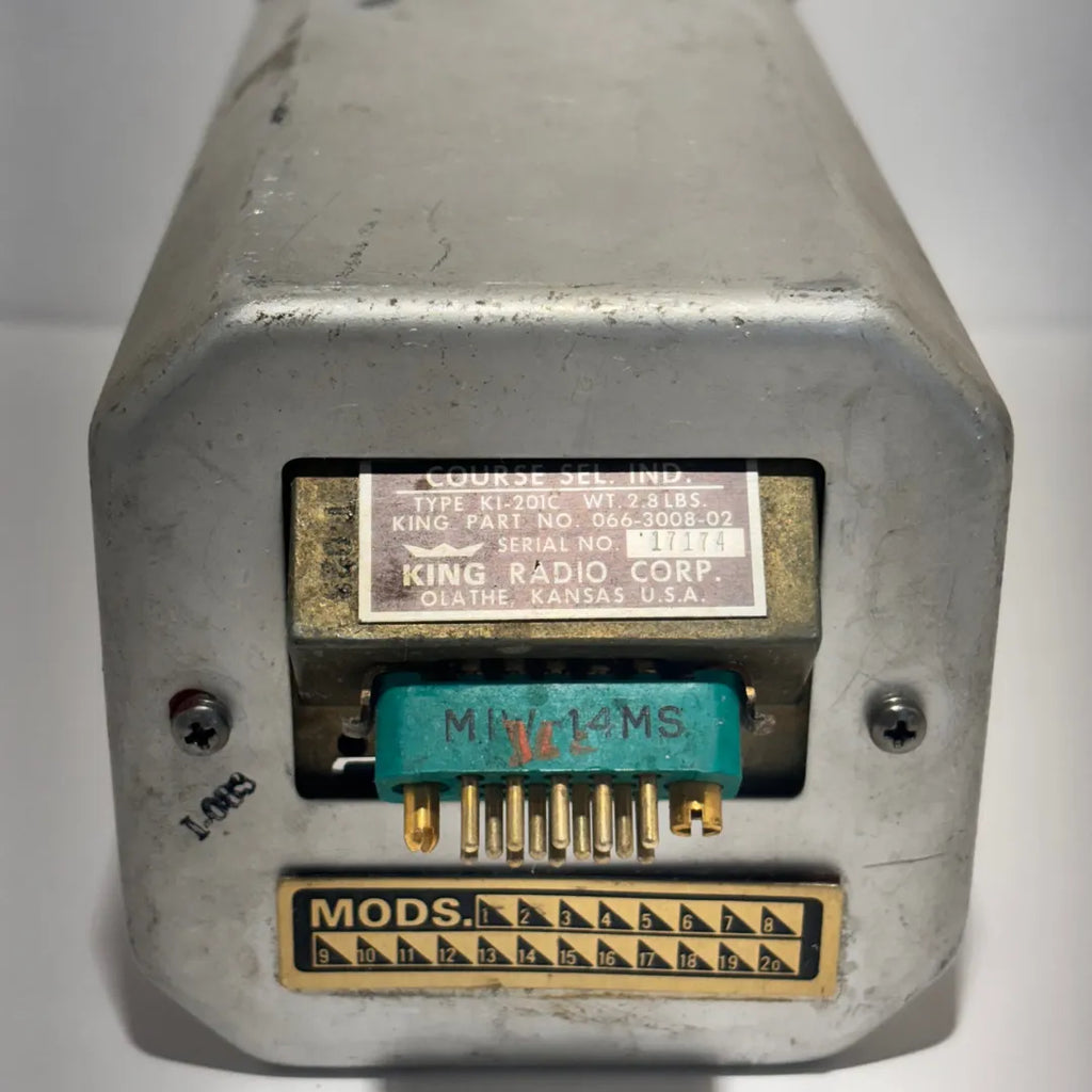 King KI-201C CDI Indicator | P/N 066-3008-02 | VOR/LOC | Preowned