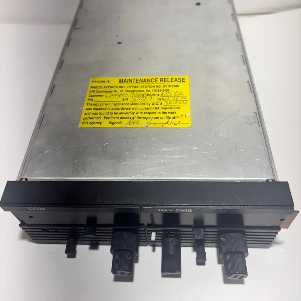 Narco NCS 812 TSO NAV/COMM | TSO'd Avionics | P/N A9S9KBNCS812 | 5.4 lbs