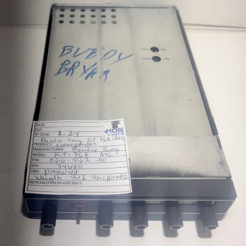 Bendix/King KT 76A Transponder | P/N 066-1062-00 | TSO C74b Class I