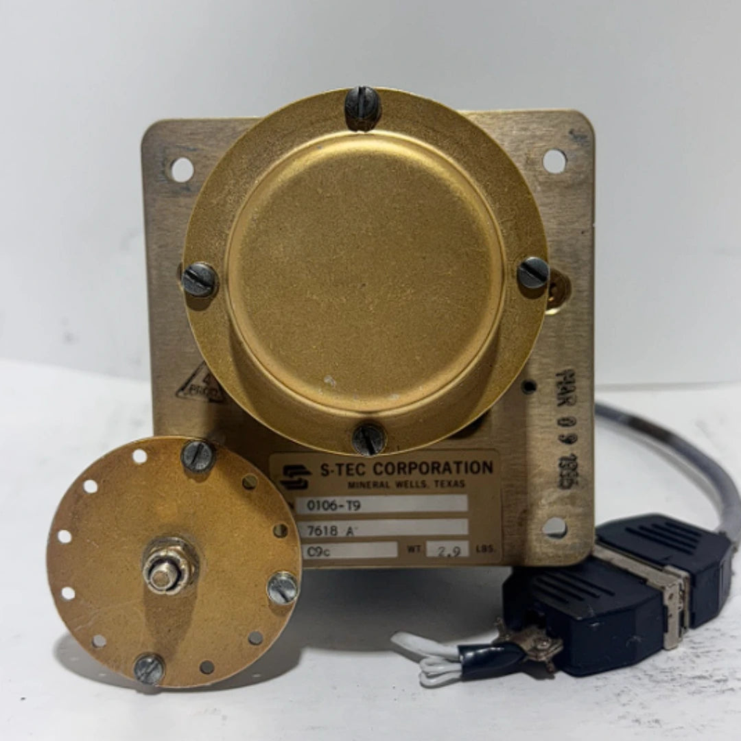 S-TEC 0106-T9 Autopilot Trim Servo | 28V | For Cessna 421B | Used